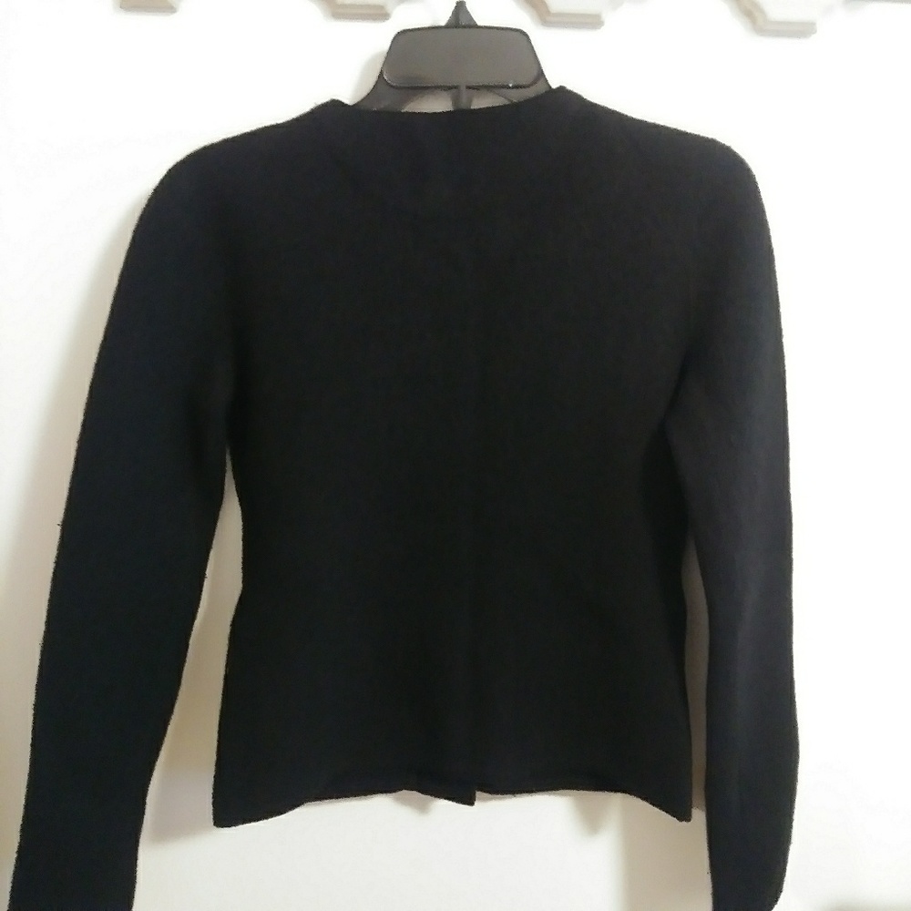 Line  Short Wool Jacket Black - Picture 7 of 7